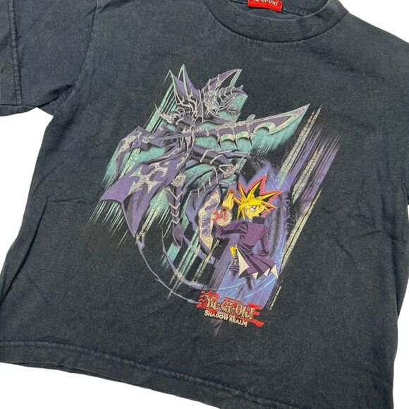 Yu-Gi-Oh! VTG 1996 Shadow Realm Yami Yugi Graphic Tee T-Shirt Black Youth Small - Picture 3 of 5
